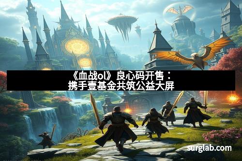 《血战ol》良心码开售：携手壹基金共筑公益大屏